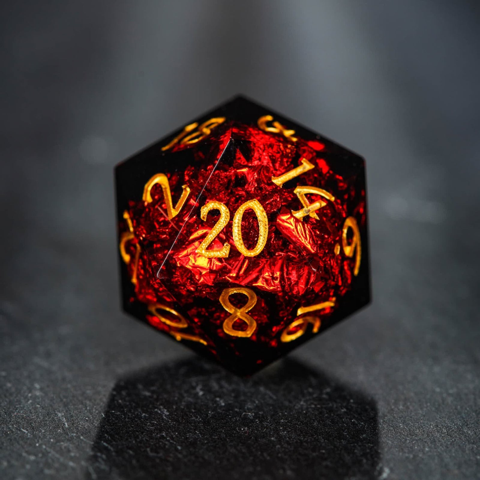 Role-playing game Black & Red dice set