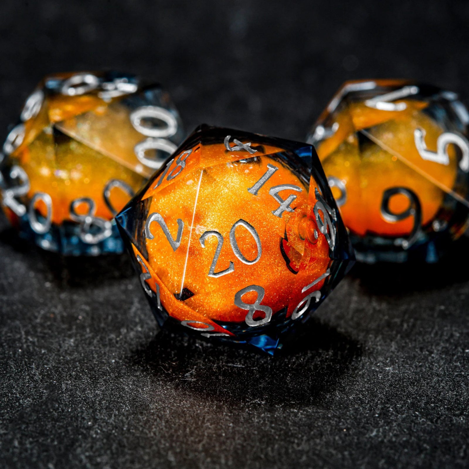 Orange DnD Dice Set